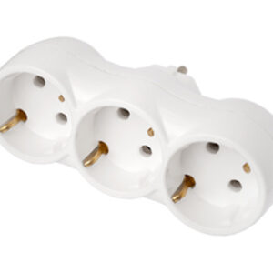 Разветвитель 3-местный (с/з, 16А, 250В)