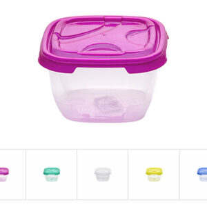 Контейнер пласт. прямоуг. 0.4 л, с крышкой, Frigo, DRINA