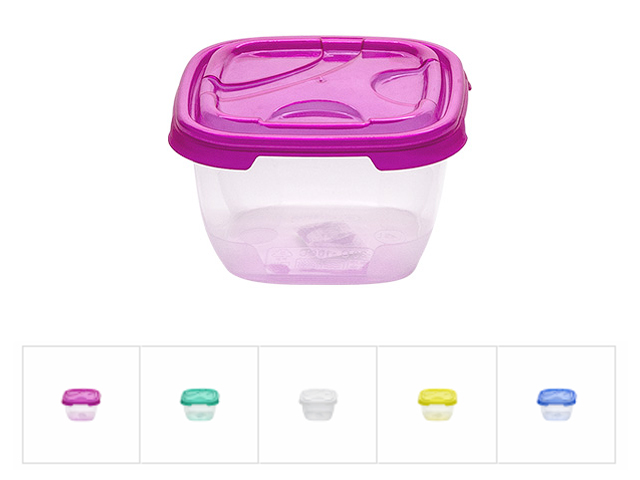 Контейнер пласт. прямоуг. 0.4 л, с крышкой, Frigo, DRINA