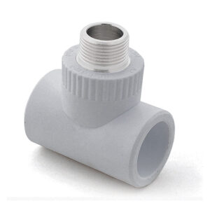 Тройник ПП комб. нар. 32х1", сер. РТП