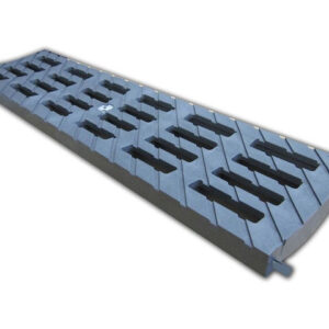 Решетка MEDIUM B-125 пластиковая (металлик), Ecoteck, РБ