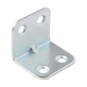 Уголок мебельный 25х25х25 мм белый цинк (4 шт в зип-локе) STARFIX