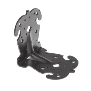 Уголок 70х70х60 мм фигурный, черн.мат. STARFIX