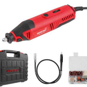 Гравер электрический WORTEX LX MG 3214-1 E в чем.+аксессуары 130 Вт,10000-35000 об/мин,цанги 3,0/3,2