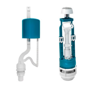 Арматура с переходной опорой хром кнопка, ниж.подводка, ИнкоЭр