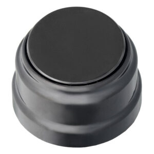 Выключатель 1 клав. (открытый, до 10А) черный, Ретро, BYLECTRICA