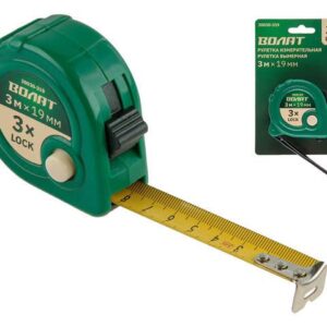 Рулетка  3м/19мм пласт. корп. ВОЛАТ