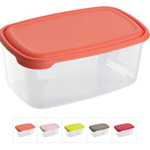 Контейнер пласт. прямоуг. 1,6 л, с крышкой, Stilo, DRINA