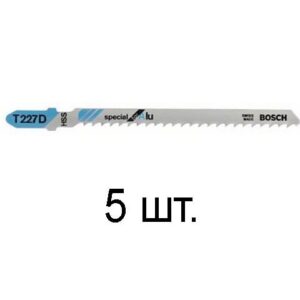 Пилка лобз. по алюминию T227D (5 шт.) BOSCH
