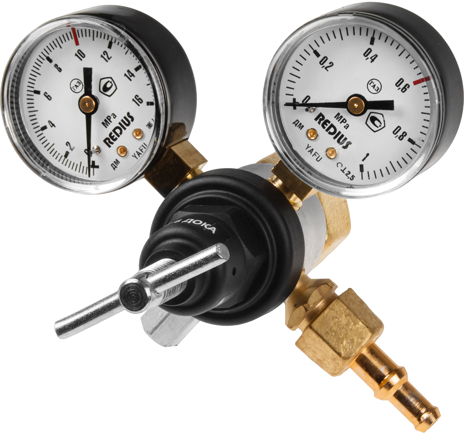 Редуктор углекислотный УР-6-6 ДОКА в коробке (ООО "Редиус 168")