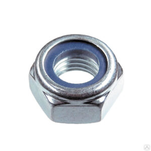 Гайка М12 со стопорным кольцом, цинк, DIN 985 (1500 шт в коробе) STARFIX