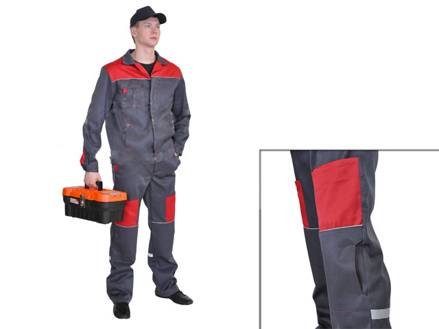 Костюм (куртка+п/к) Фаворит-2 р.56-58 рост 182-188 (саржа)