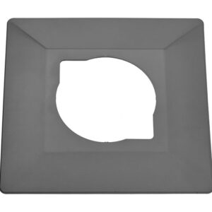 Рамка 1-местная декоративная темно-серая BYLECTRICA