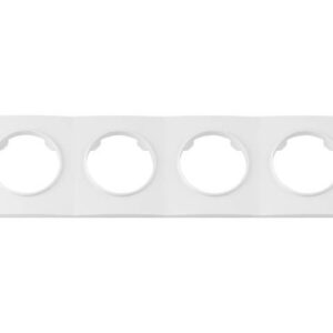 Рамка 4-местная белая, Прованс, Bylectrica