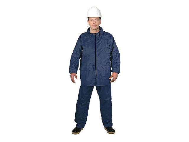 Костюм-дождевик ПВХ "Тайфун-К" р.56-58 рост 170-176 синий