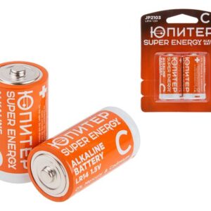 Батарейка C LR14 1,5V alkaline 2шт. ЮПИТЕР