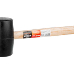 Киянка резиновая черная 0,9кг с дер. ручкой STARTUL MASTER (ST2010-90)