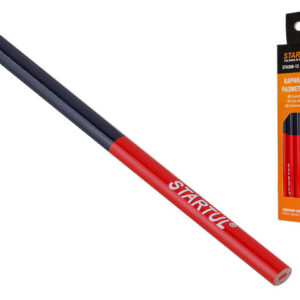 Карандаш разметочный 180мм 12шт. двухцветный STARTUL STANDART (ST4306-12)