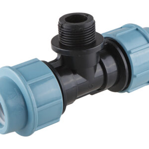 Тройник 25 х 3/4" нар. (для ПЭ труб), AV Engineering