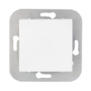 Выключатель 1 клав. (cкрытый, 10А) белый, Уют, Bylectrica