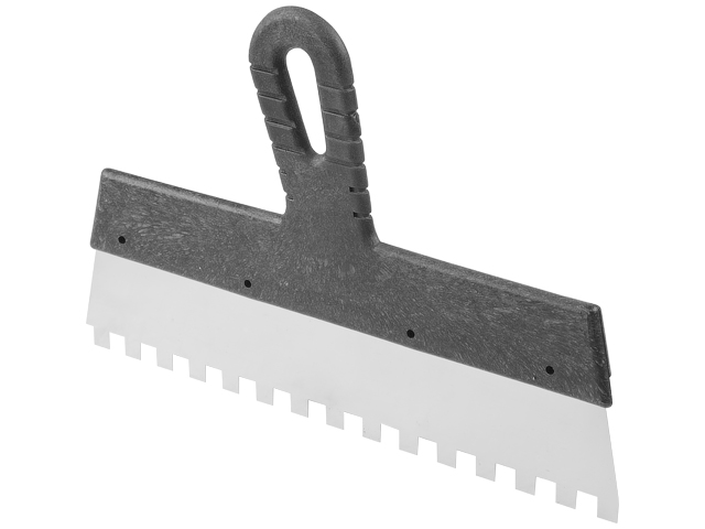 Шпатель фасад. зубчат. нерж. 300мм зуб 10х10 STARTUL MASTER (ST1004-3001)