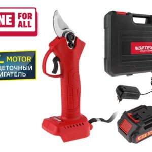 Аккум. секатор WORTEX CBS 2535 ALL1 XLT в чем. БЕСЩЕТ., 18 В, ветки до 25 мм, 1х1.5 А*ч