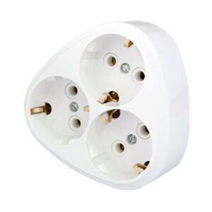 Разветвитель 3-местный (с/з, 16А, 250В) BYLECTRICA