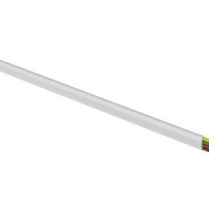 Кабель телефонный ШТЛП 4 жилы CCA белый (бухта 100 м) REXANT