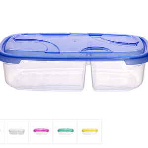 Контейнер пласт. прямоуг. 0.5 л + 0.3 л, с крышкой, Frigo Plus, DRINA