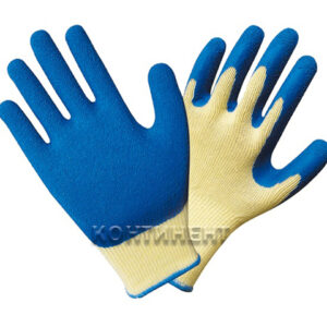 Перчатки х/б, латексное покрытие (рельефный облив), 10кл