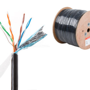 Кабель витая пара F/UTP Cat5E 4х2х24AWG (0.51мм) 305м, медь, наруж. (PE) Юпитер