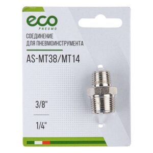 Соединение нар. резьба 3/8" х нар. резьба 1/4" (сталь) ECO