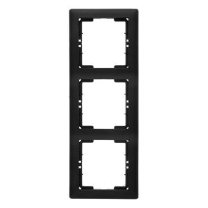 Рамка 3-ая вертикальная черная, DARIA, MUTLUSAN