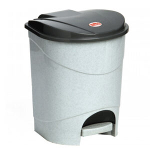 Контейнер для мусора с педалью 11л (мраморный) IDEA