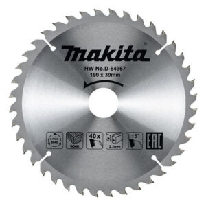 Диск пильный 190х30 мм 40 зуб. по дереву MAKITA
