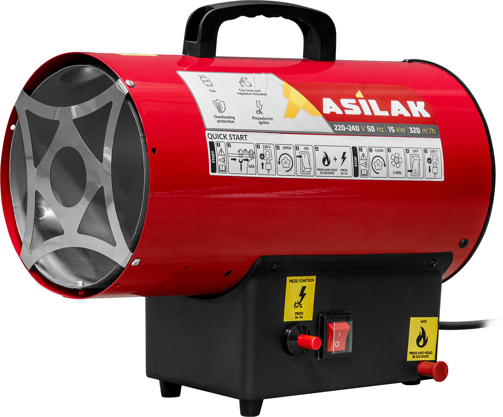 Нагреватель воздуха газовый ASILAK SLG-15000