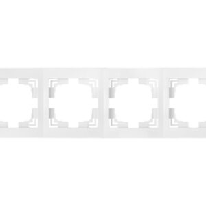 Рамка 4-местная белая, Уют, Bylectrica