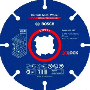 Круг отрезной 115х1,0x22.23 мм по дереву X-LOCK CARBIDE BOSCH