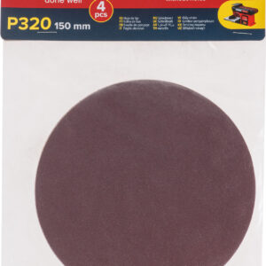 Шлифлист 150мм P320 без отв. 4 шт. для станка WORTEX GM 1528