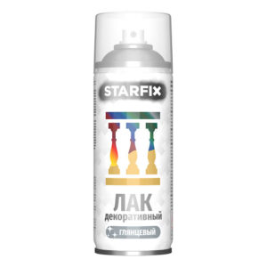 Лак декоративный акриловый прозрачный STARFIX 520мл