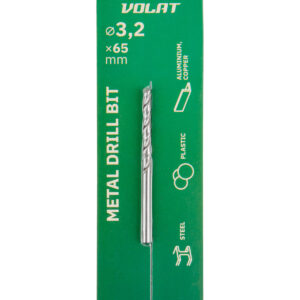 Сверло по металлу ц/х 3.2х36х65 мм HSS ВОЛАТ