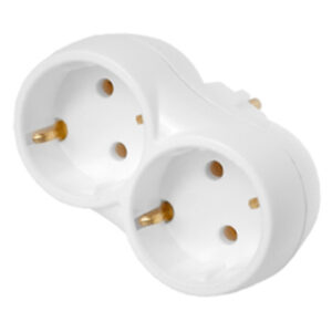 Разветвитель 2-местный (с/з, 16А, 250В)