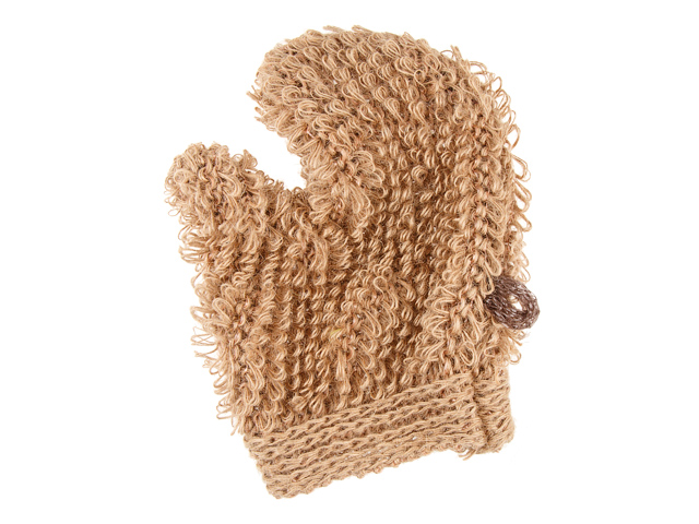 Мочалка банная MASSAGE-LINE "Крапива-варежка"