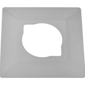Рамка 1-местная декоративная светло-серая BYLECTRICA