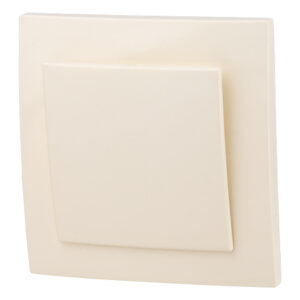 Выключатель 1 клав. (cкрытый, 6А) бежевый, Стандарт, Юпитер