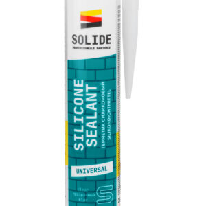 Герметик силиконовый универсальный SOLIDE прозрачный, 280 мл