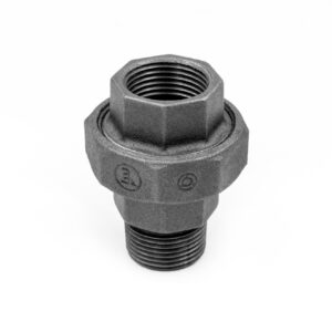 Американка под конус 1 1/4" вн.-нар. чугун черн., AV Engineering