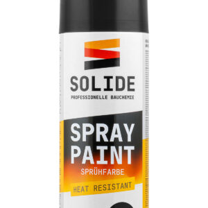 Краска-эмаль аэроз. термостойкая черный SOLIDE 400 мл (9011)