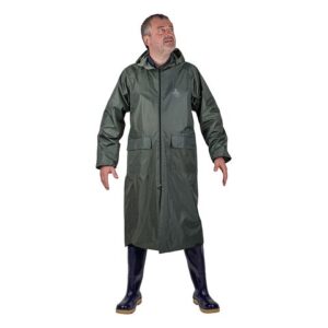 Плащ-дождевик ПВХ "Тайфун" р. 48-50 рост 170-176 зеленый