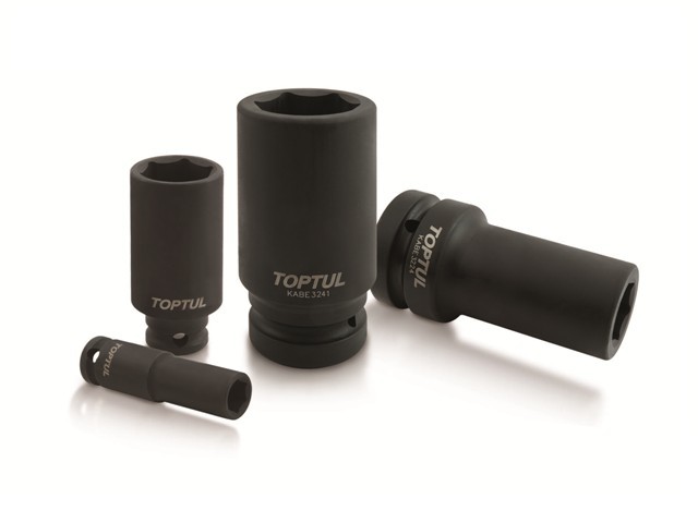 Головка ударн. 1" 38мм 6гр. глубокая TOPTUL